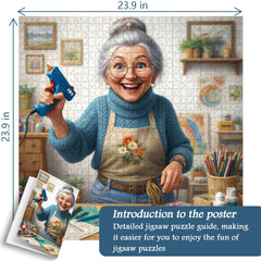 Puzzle créatif grand-mère 1000 pièces