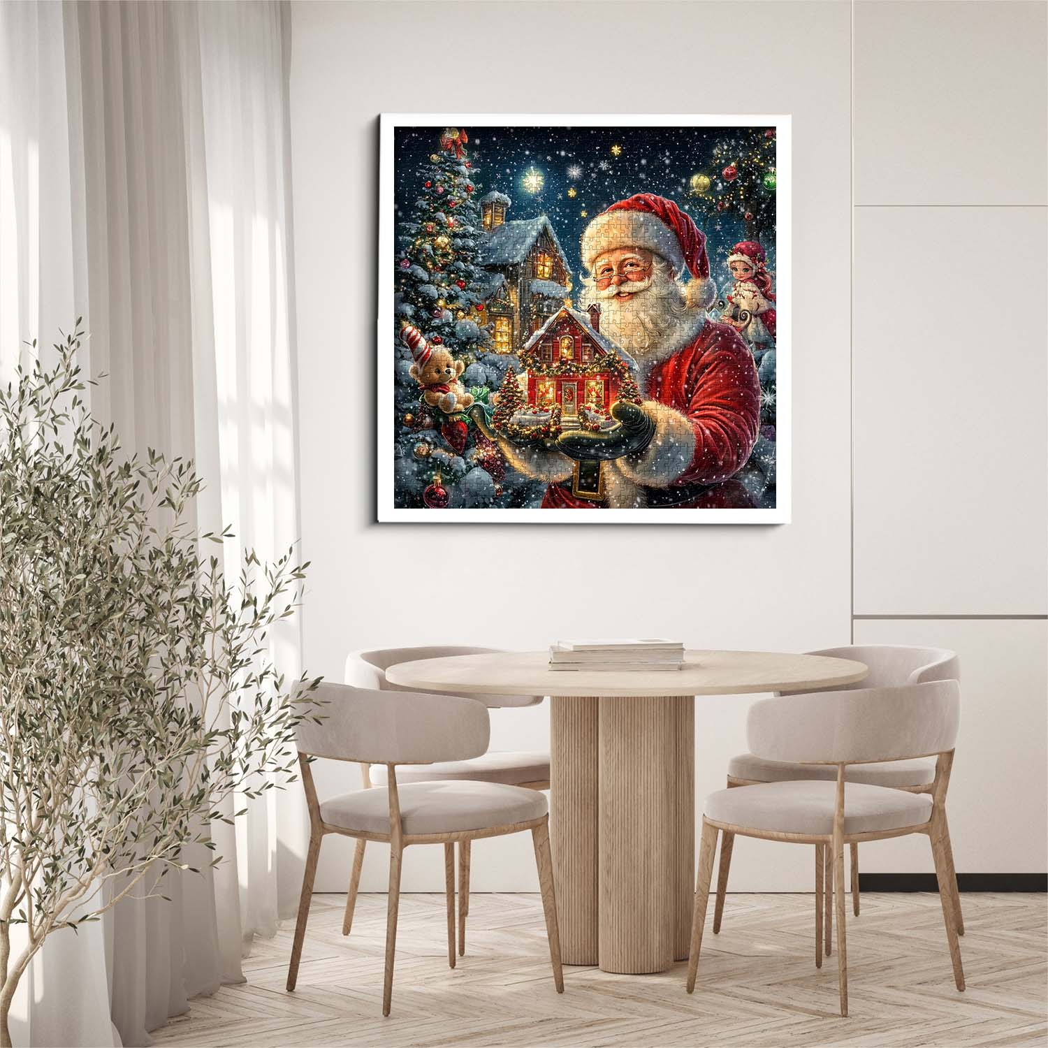 Santa's Christmas House Jigsaw Puzzle 1000 Pieces