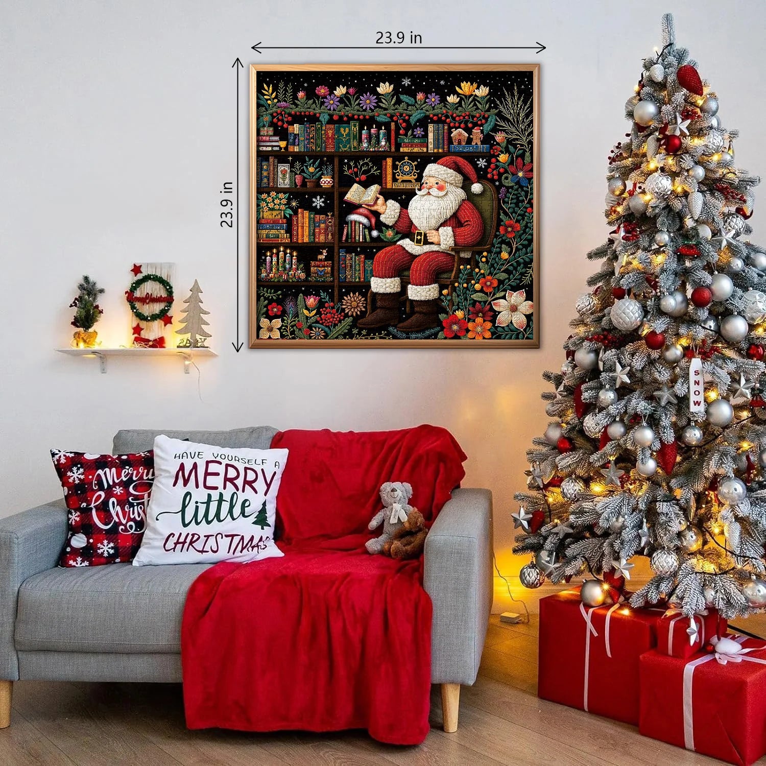 Il giardino di Babbo Natale legge puzzle puzzle 1000 pezzi