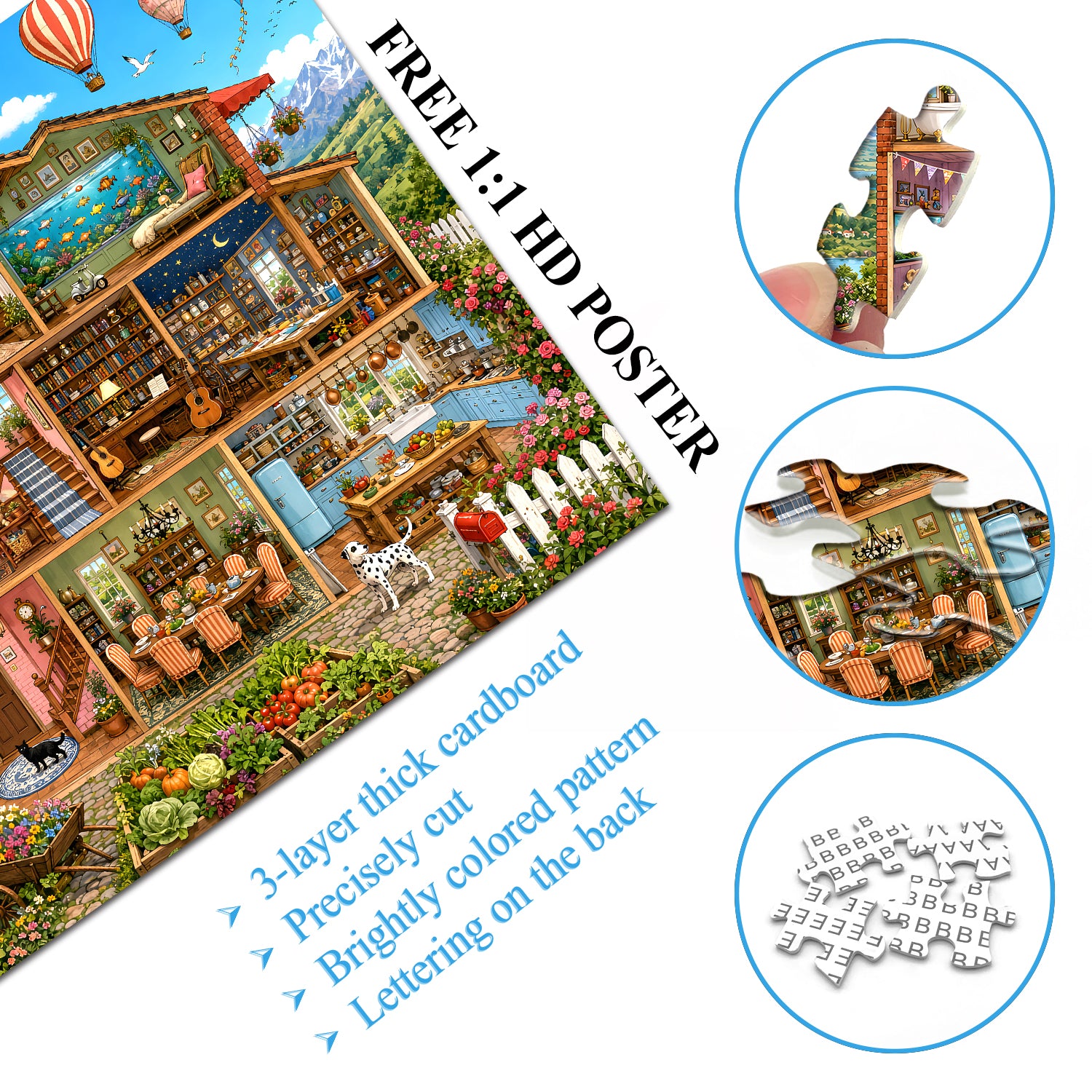 House of Saturday Jigsaw Puzzle 1000 Pieces