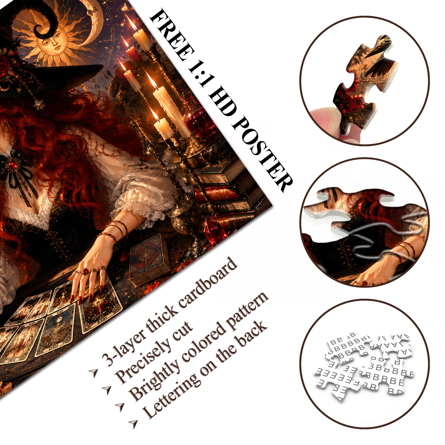 The Tarot Witch Jigsaw Puzzle 1000 Pieces