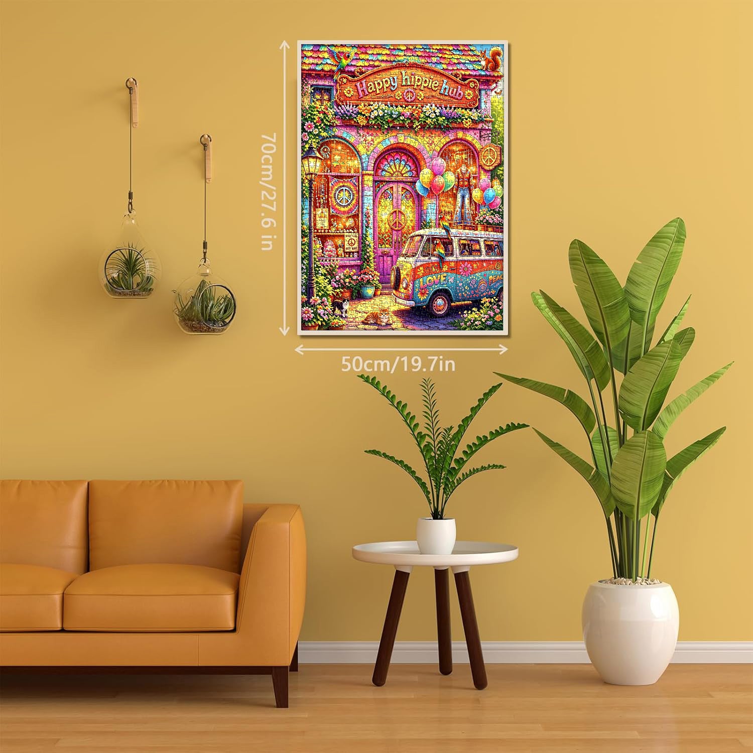 Happy Hippie Hub Jigsaw Puzzle 1000 Pieces