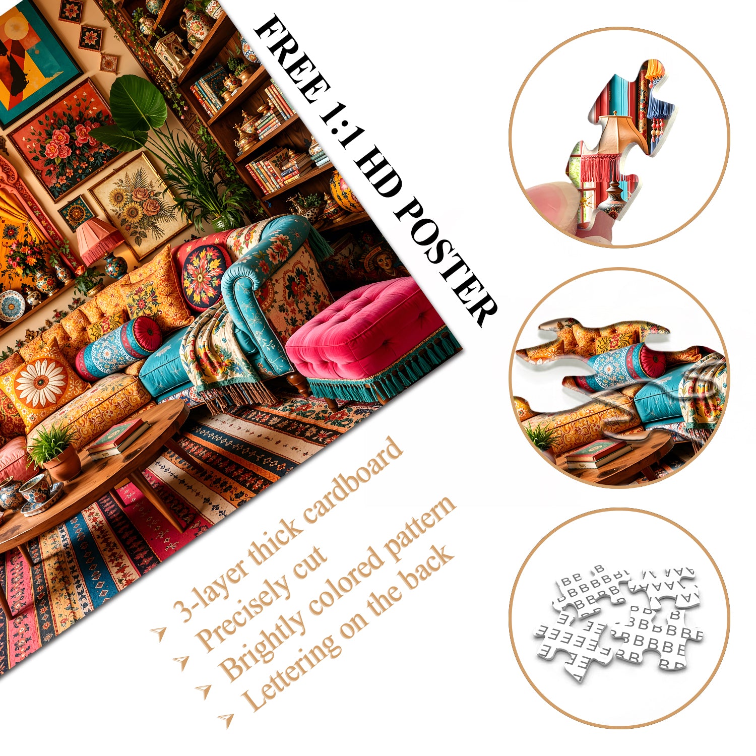 Bohemian Retreat Jigsaw Puzzle 1000 Pieces