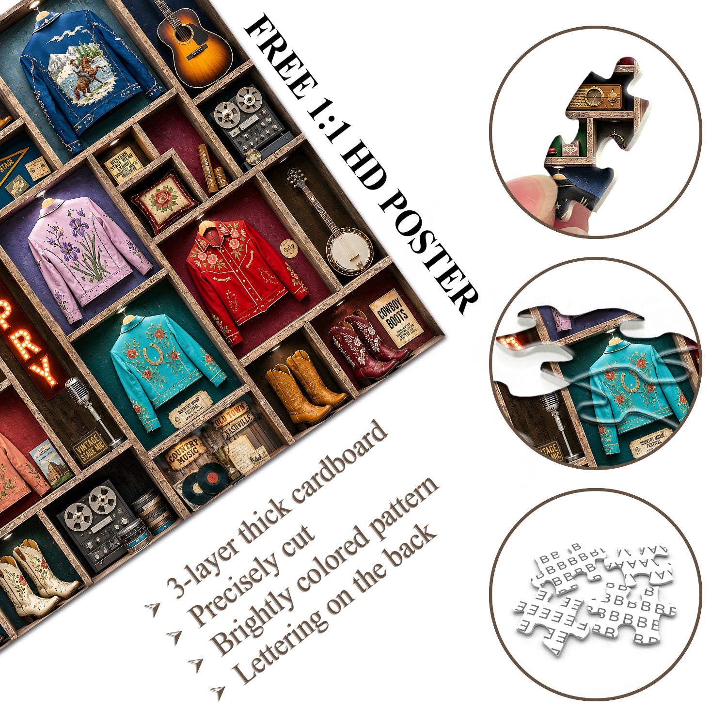Puzzle Western Stage Keepsakes da 1000 pezzi