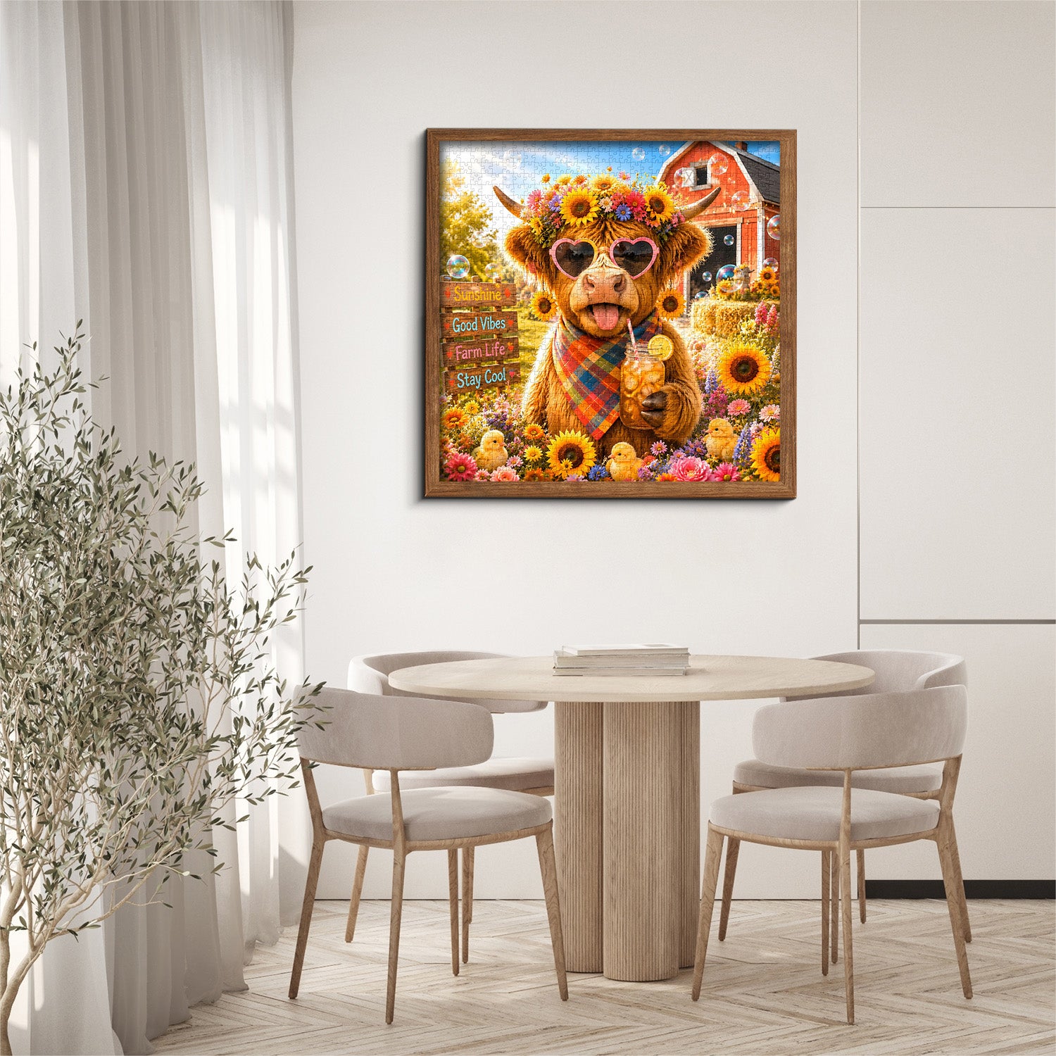 Sunshine Moo Jigsaw Puzzle 1000 Pieces