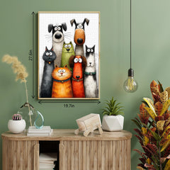 Funny Pets Art Jigsaw Puzzle 1000 Pieces