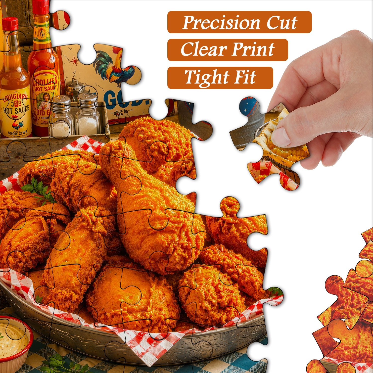 Delicious Fried Feast Jigsaw Puzzle 1000 Pieces