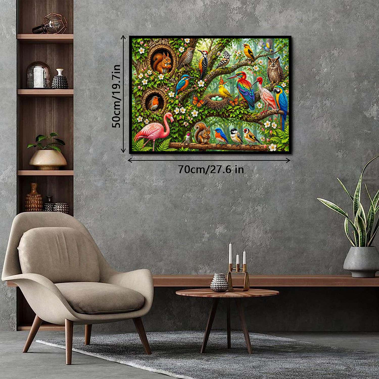 Blossom Tree Wildlife Jigsaw Puzzle 1000 Pieces