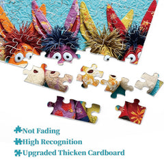 Gesteppte Esel Puzzle 1000 Teile
