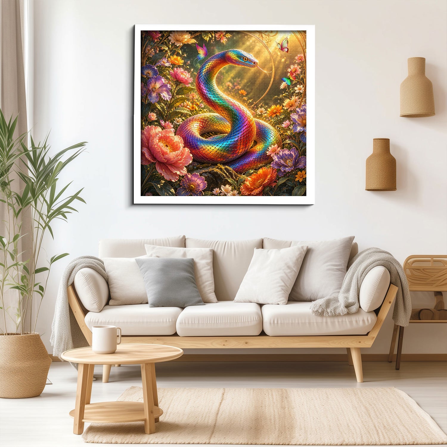 Golden Light Serpent Jigsaw Puzzle 1000 Pieces