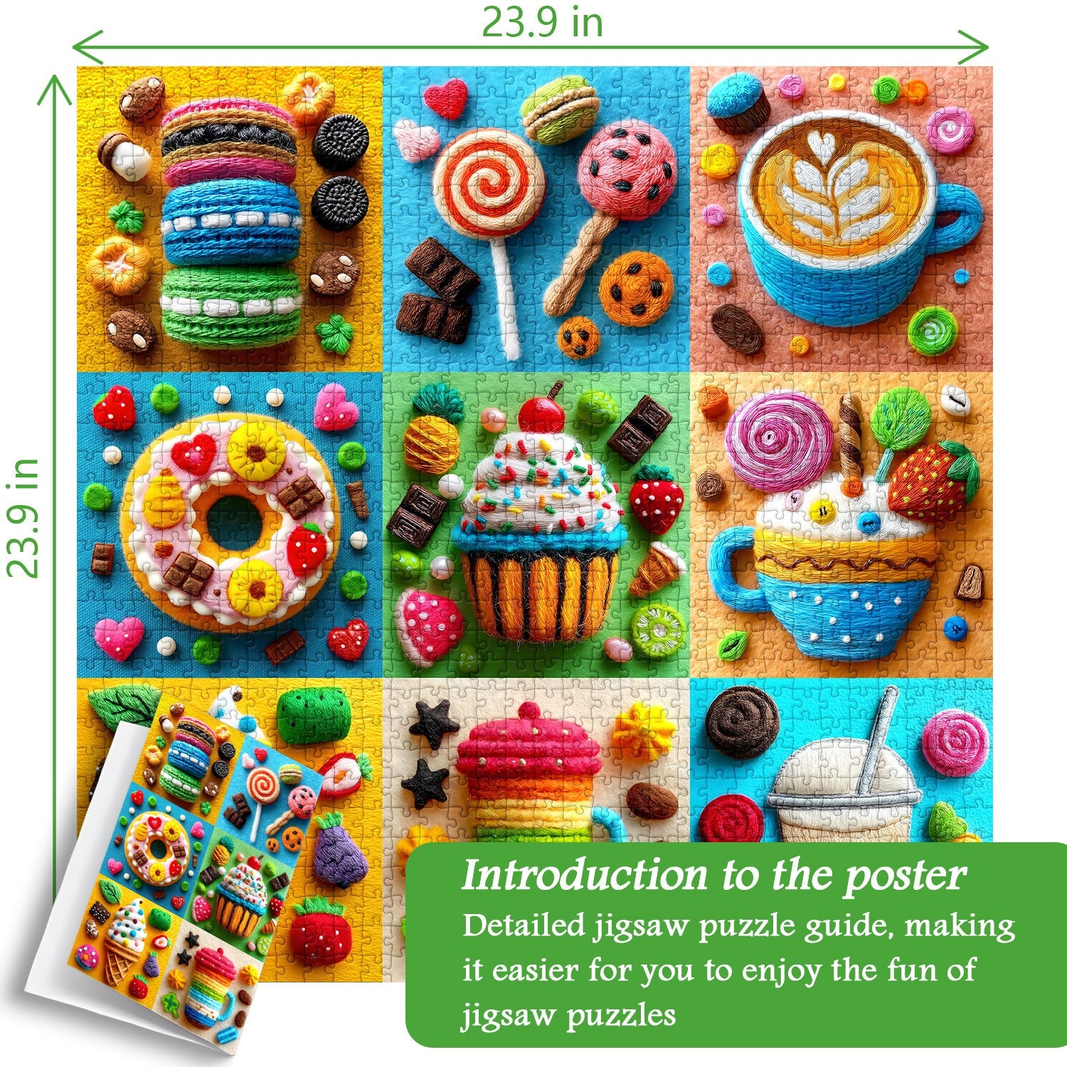 Woolly Sweets Puzzle 1000 Teile