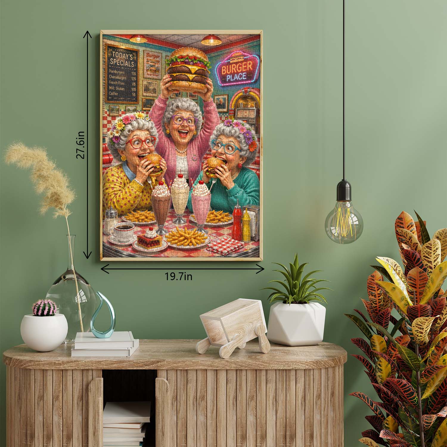 Burger Celebration Jigsaw Puzzle 1000 Pieces