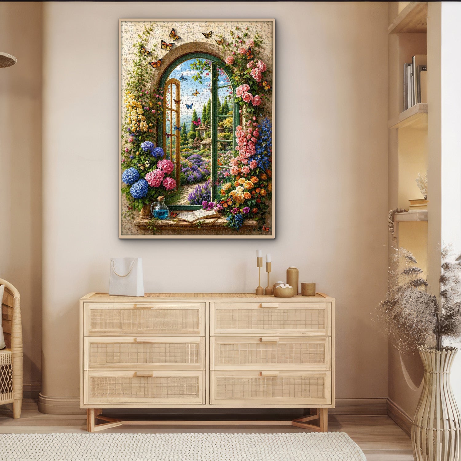 Window-Side Garden Jigsaw Puzzle 1000 Pieces
