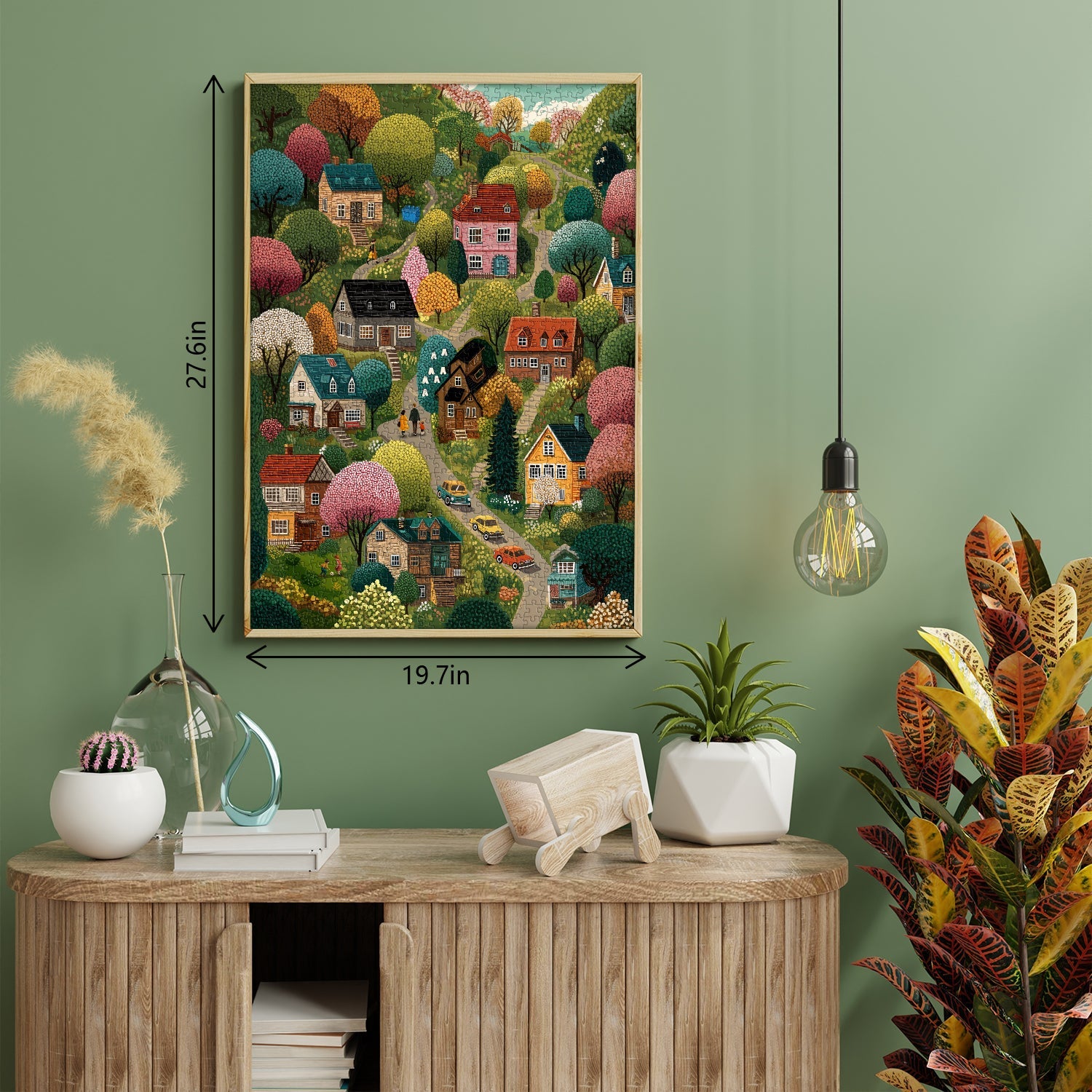 Puzzle Vivid Village da 1000 pezzi