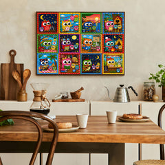 Niedliche Eulen-Kollektion, 1000-teiliges Puzzle