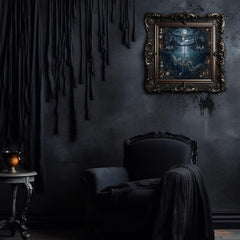 Gothic Swan Lake Mirror Jigsaw Puzzle 1000 Pieces