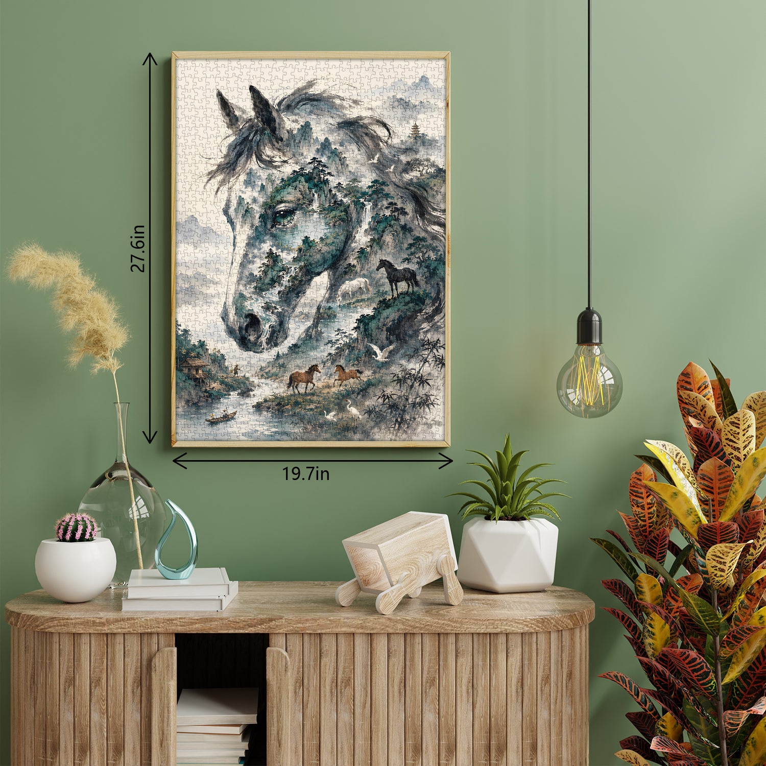 Hills of the Stallion Jigsaw Puzzle 1000 Pieces