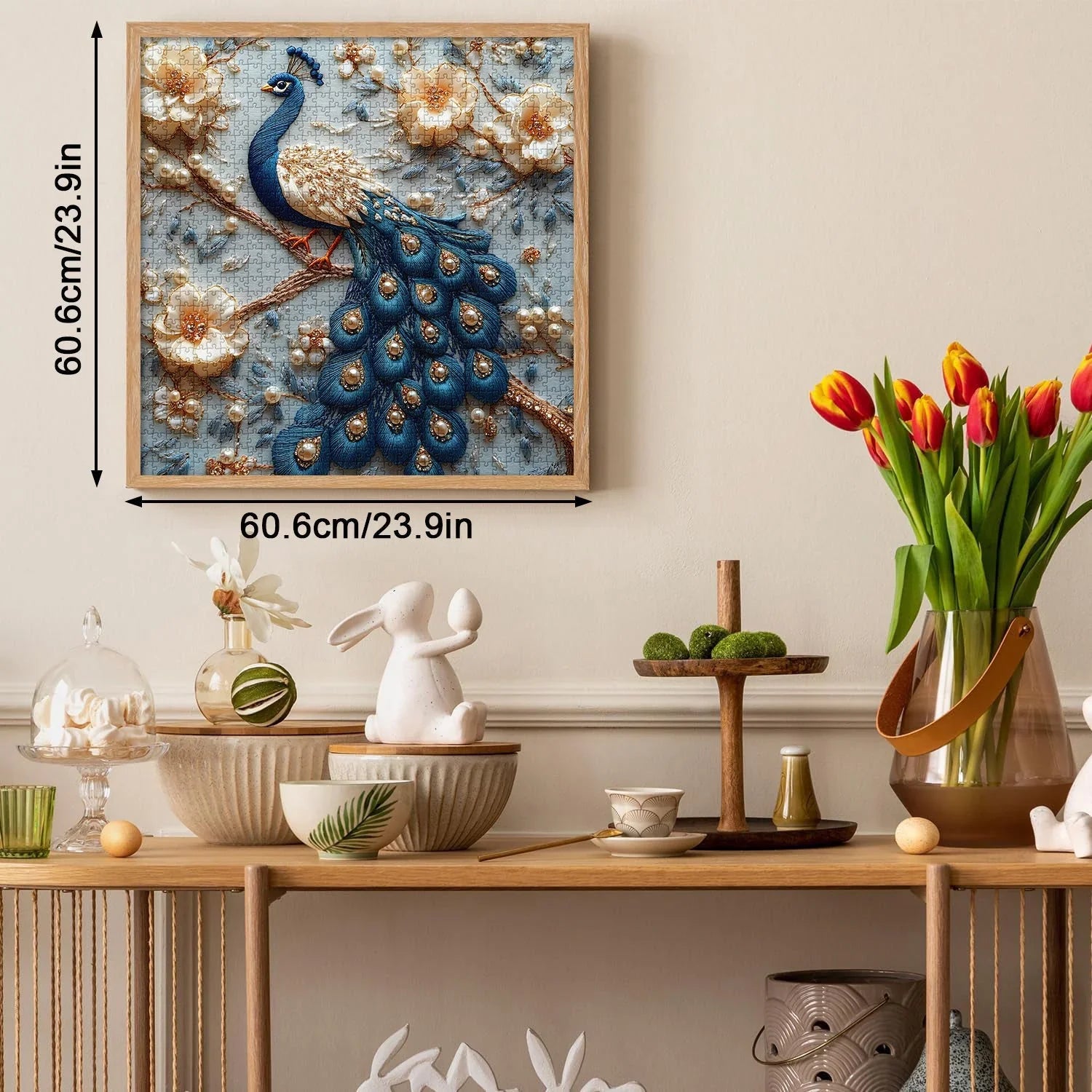 Perlengefieder-Puzzle 1000 Teile