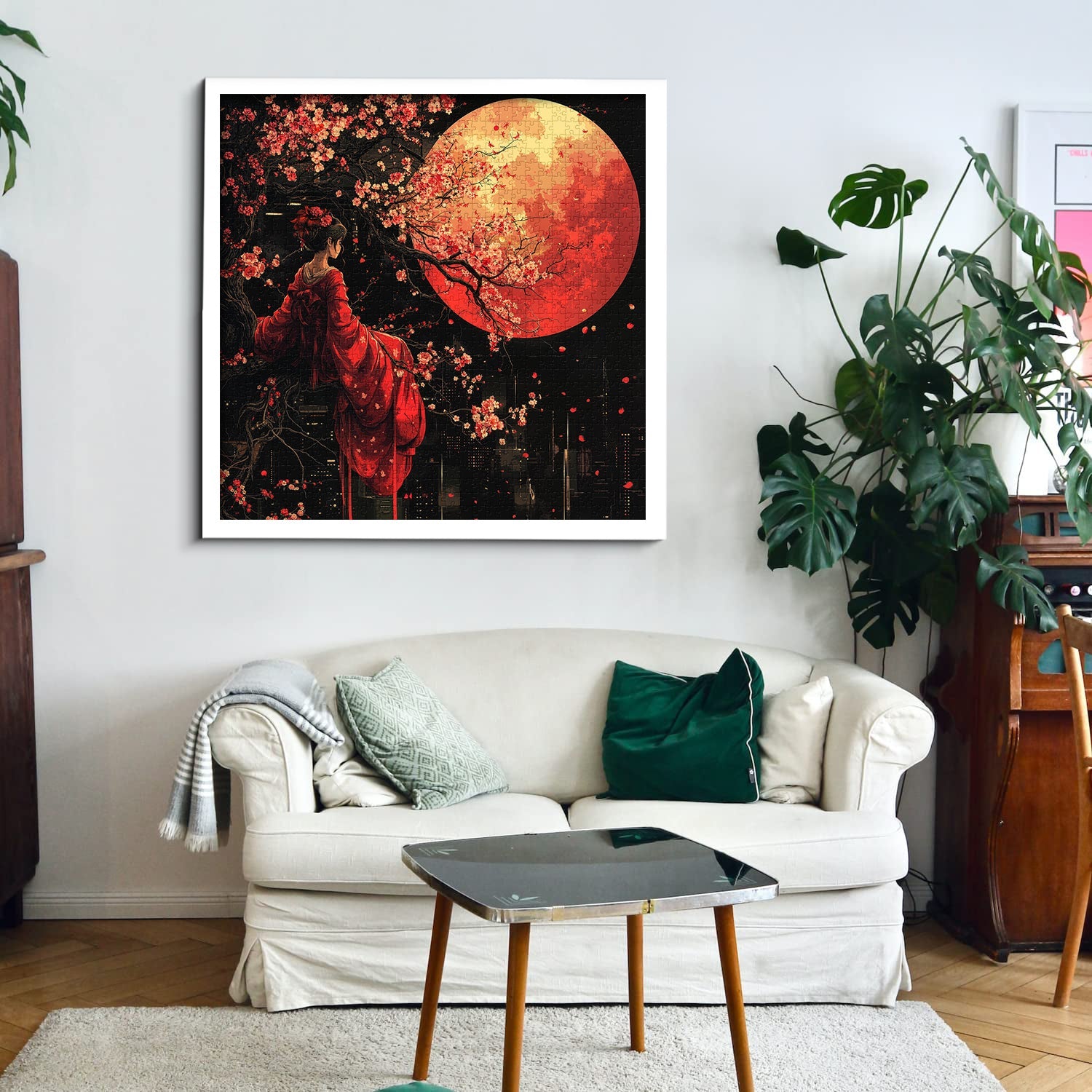 Scarlet Moon Serenity Jigsaw Puzzle 1000 Pieces