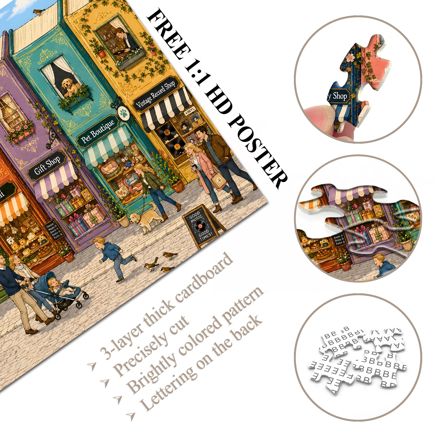 Storybook Lane Jigsaw Puzzle 1000 Pieces