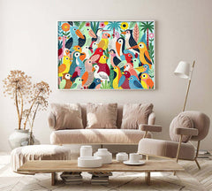 Tropical Bird Festival Jigsaw Puzzle 1000 Pieces