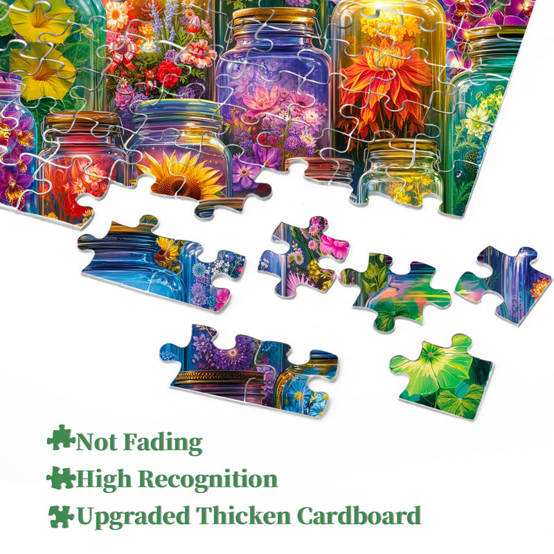 Floral Kaleidoscope Jigsaw Puzzle 1000 Pieces
