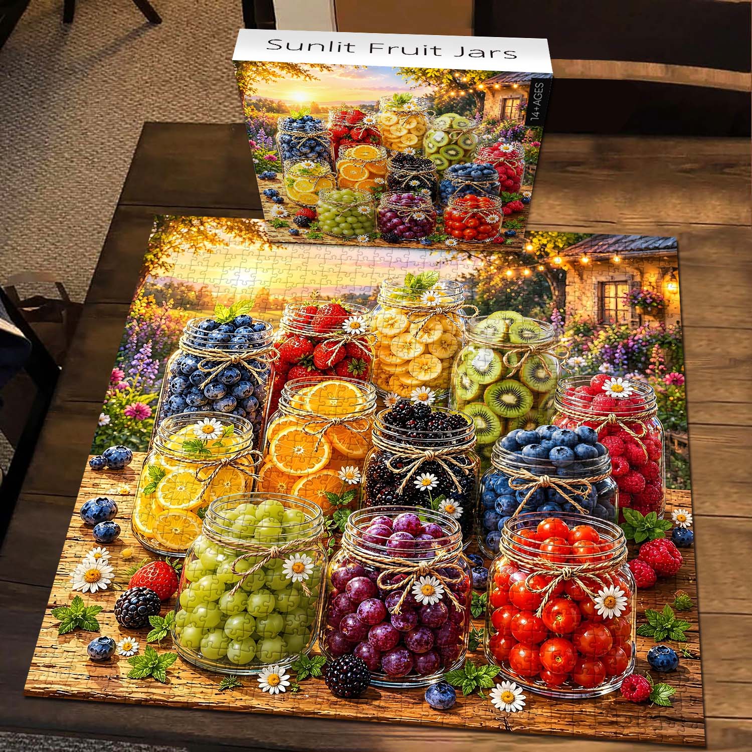 Sunlit Fruit Jars Jigsaw Puzzle 1000 Pieces