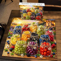 Sunlit Fruit Jars Jigsaw Puzzle 1000 Pieces