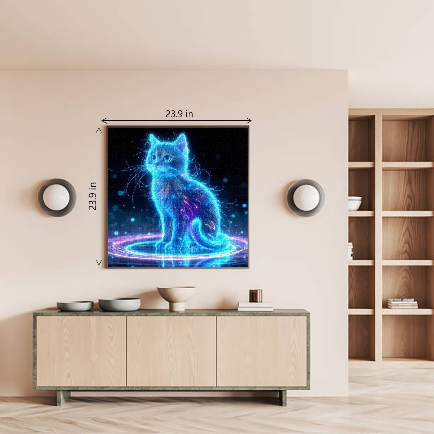 Luminous Kitten Jigsaw Puzzle 1000 Pieces