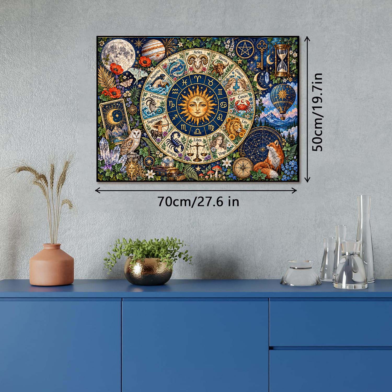 Astro Zodiac Garden Jigsaw Puzzle 1000 Pieces