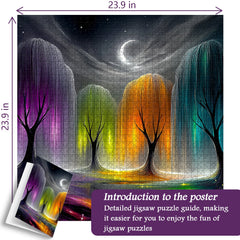 Puzzle Caleidoscopio Salici 1000 Pezzi