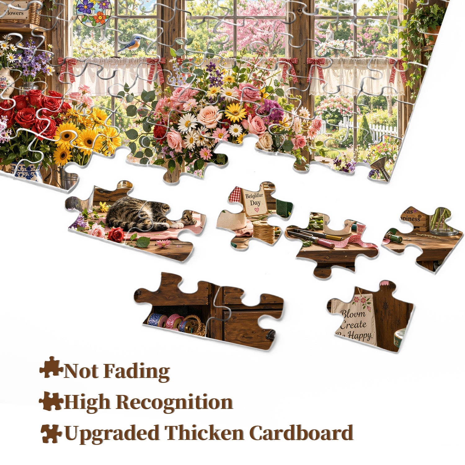 Cozy Floral Studio Jigsaw Puzzle 1000 Piece