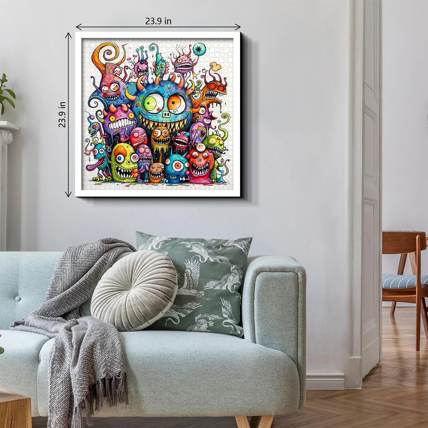 Puzzle della famiglia dei mostri da 1000 pezzi