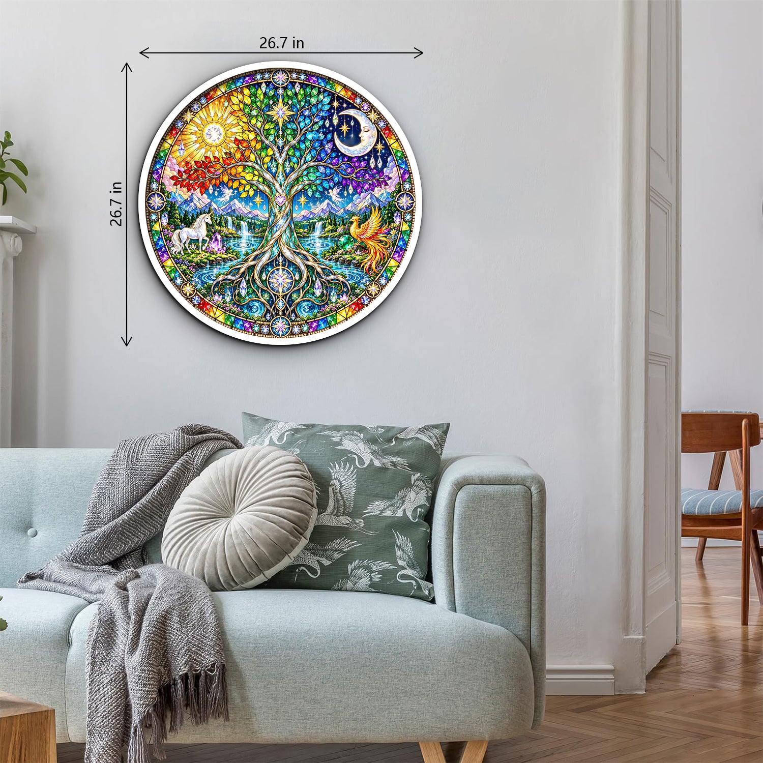 Enchanted Rainbow Tree Jigsaw Puzzle 1000 Pieces