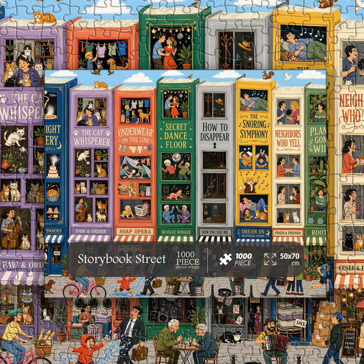 Storybook Street Jigsaw Puzzle 1000 Pieces