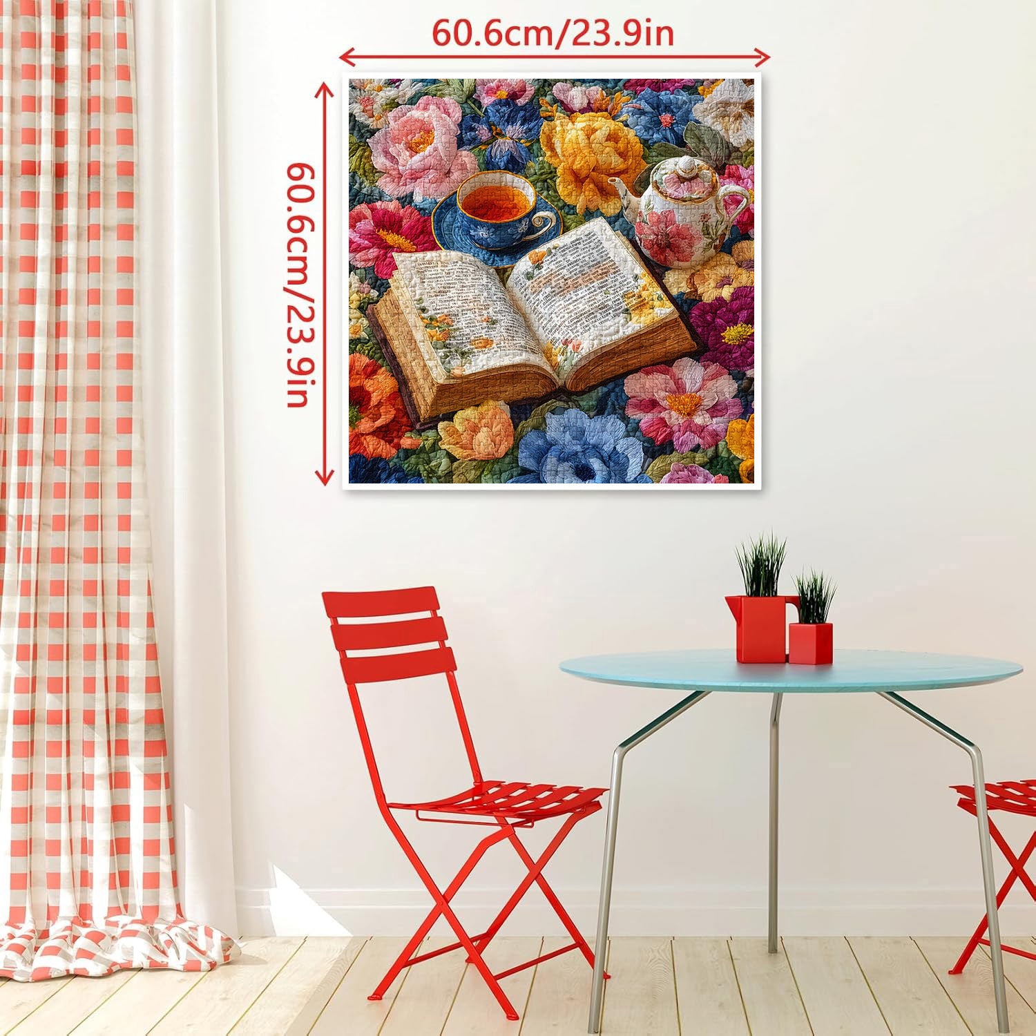 Floral Tea Reading Jigsaw Puzzle 1000 Pieces