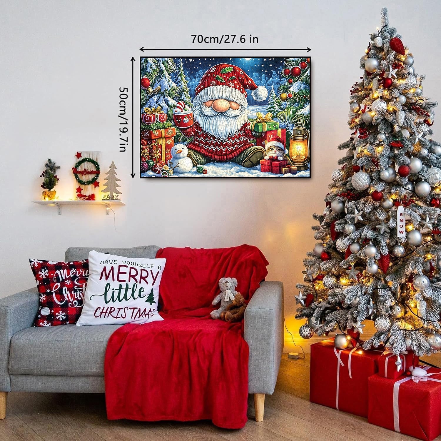 Célébration du Père Noël fantaisiste Puzzle 1000 pièces