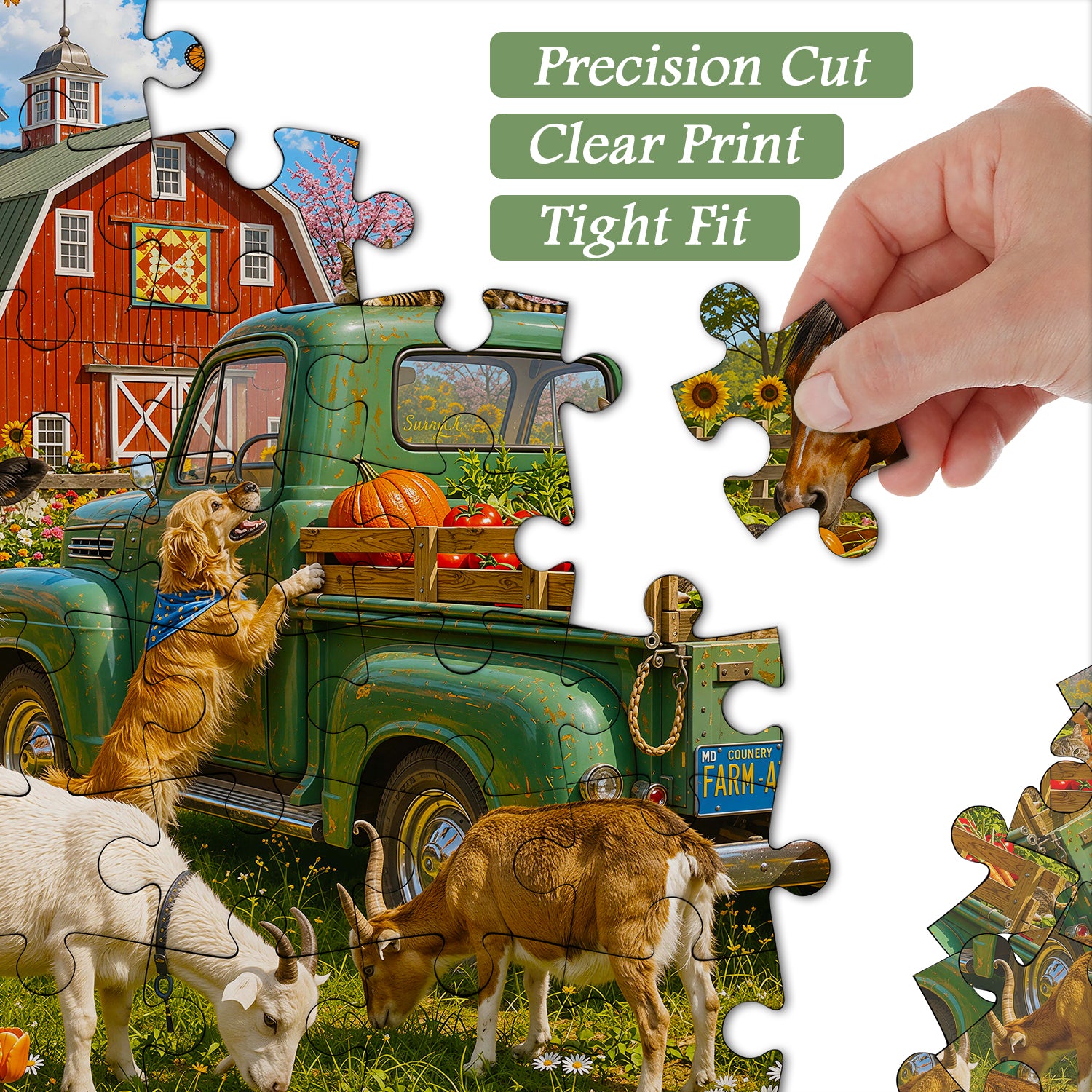 Barnyard Joy Jigsaw Puzzle 1000 Pieces