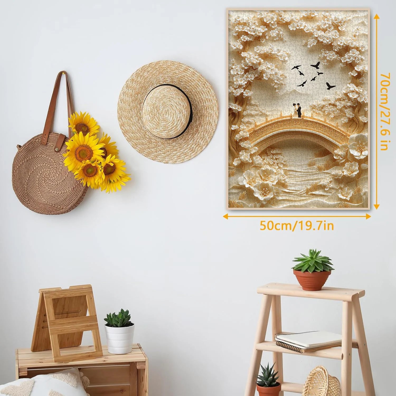 Puzzle del ponte degli amanti d'oro, 1000 pezzi