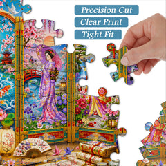 Puzzle con schermo artistico giapponese da 1000 pezzi