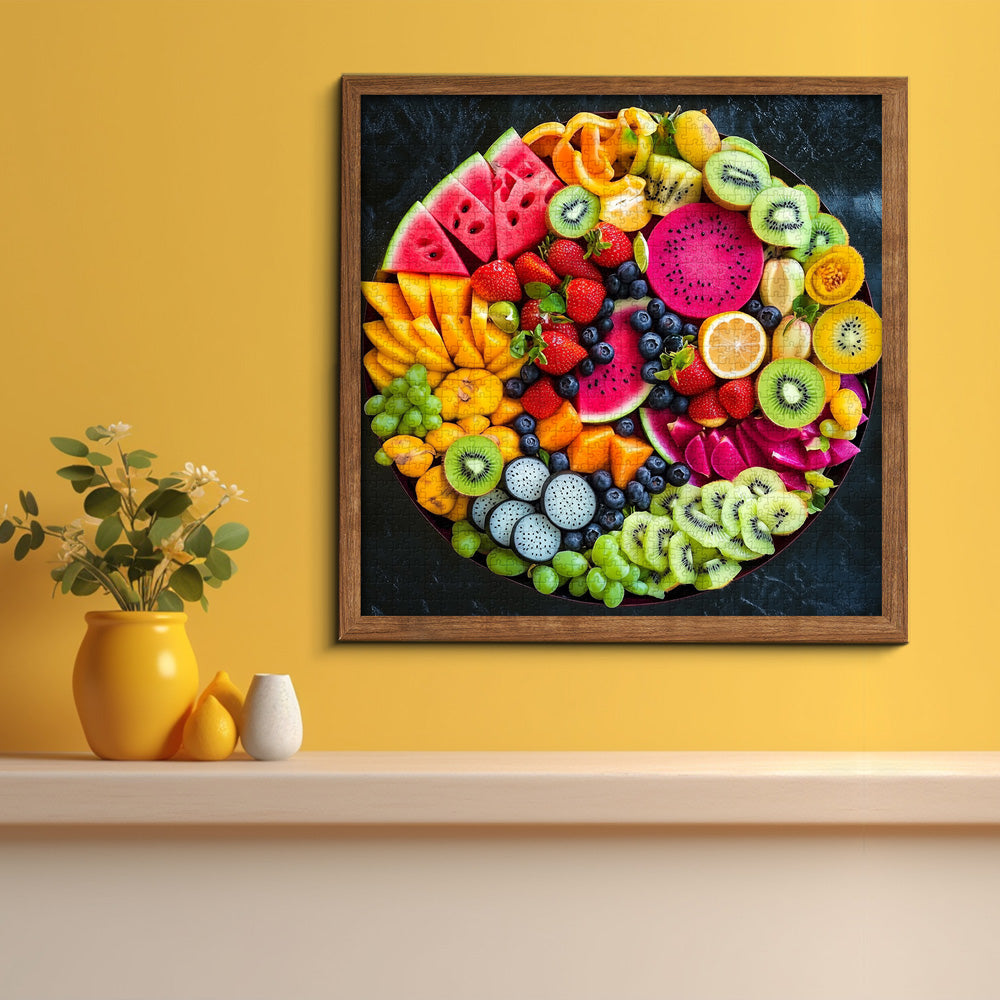 Rainbow Fruit Platter Jigsaw Puzzles 1000 Pieces