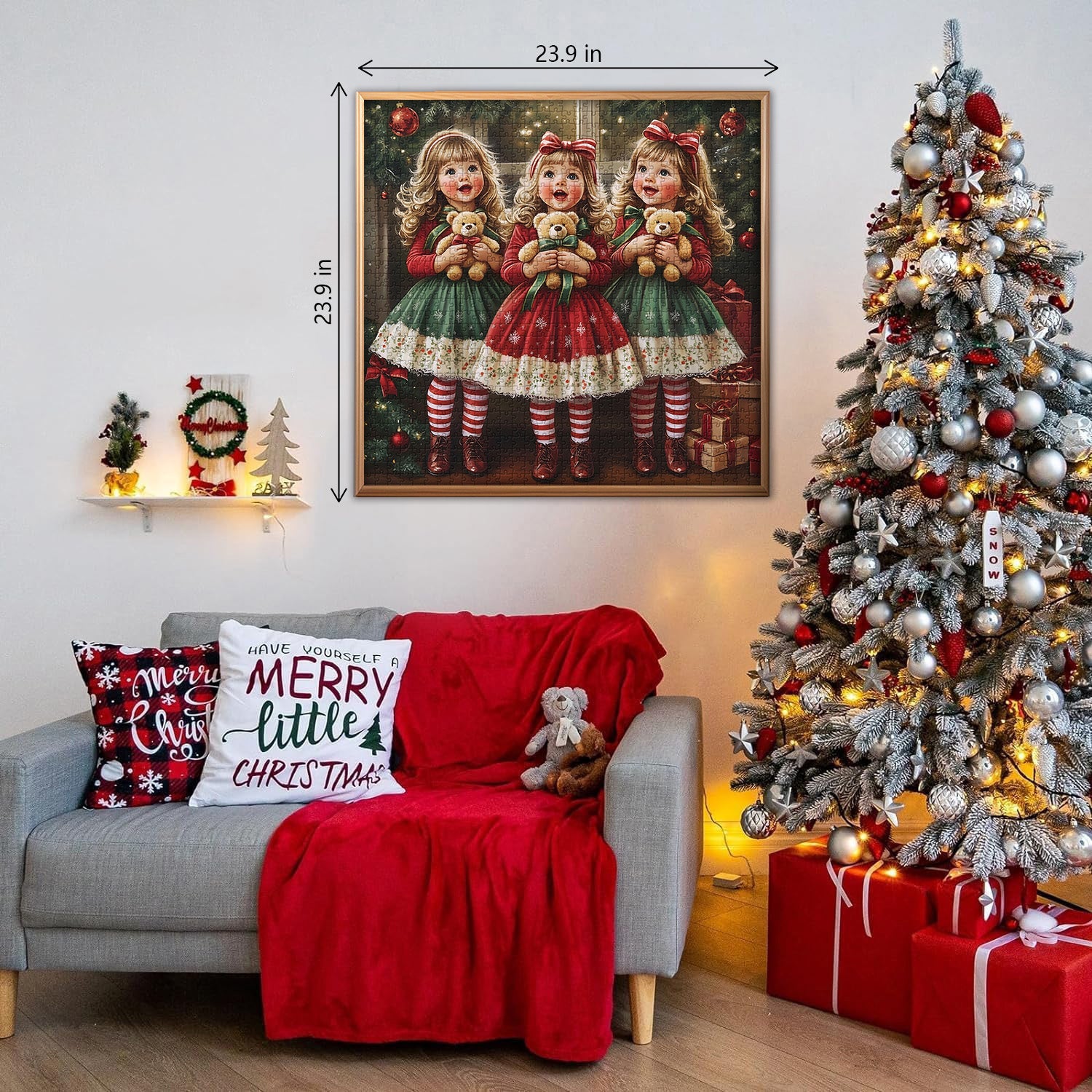 Caroling Christmas Angels Jigsaw Puzzle 1000 Pieces