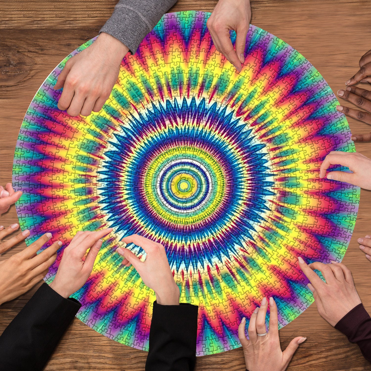 Rainbow Explosion Jigsaw Puzzle 1000 Pieces