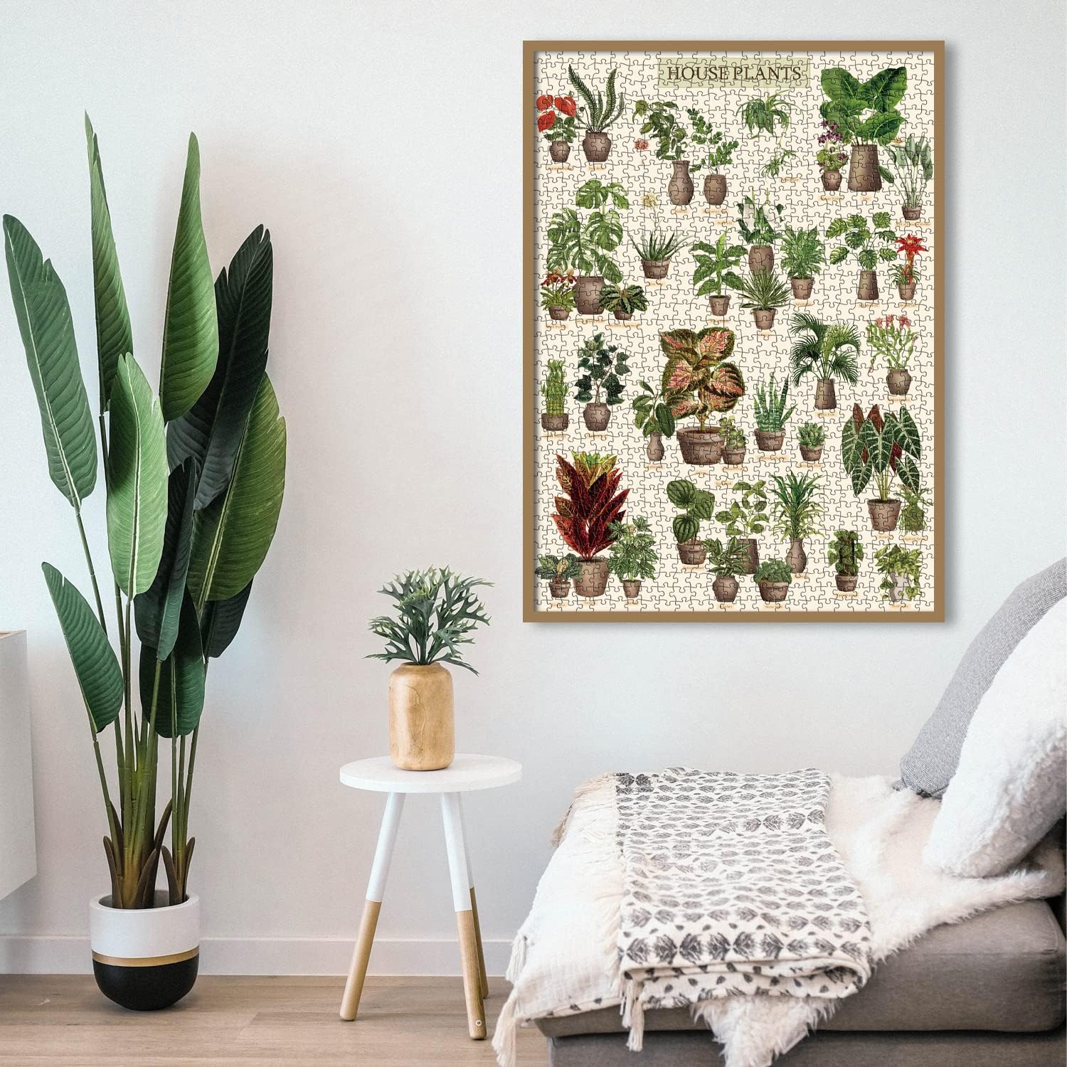 Pickforu® Botany Succulent House Plant Jigsaw Puzzle 1000 pièces