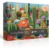 Pickforu® Cactus Flower Garden Jigsaw Puzzle 1000 Pieces