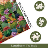Pickforu® Cactus Flower Garden Jigsaw Puzzle 1000 Pieces