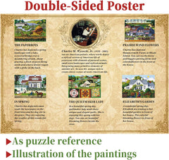 Pickforu® Spring Painting Art Jigsaw Puzzles 1000 pièces