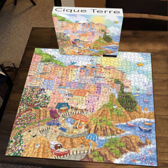 Cinque Terre Italian Jigsaw Puzzle 1000 Pieces