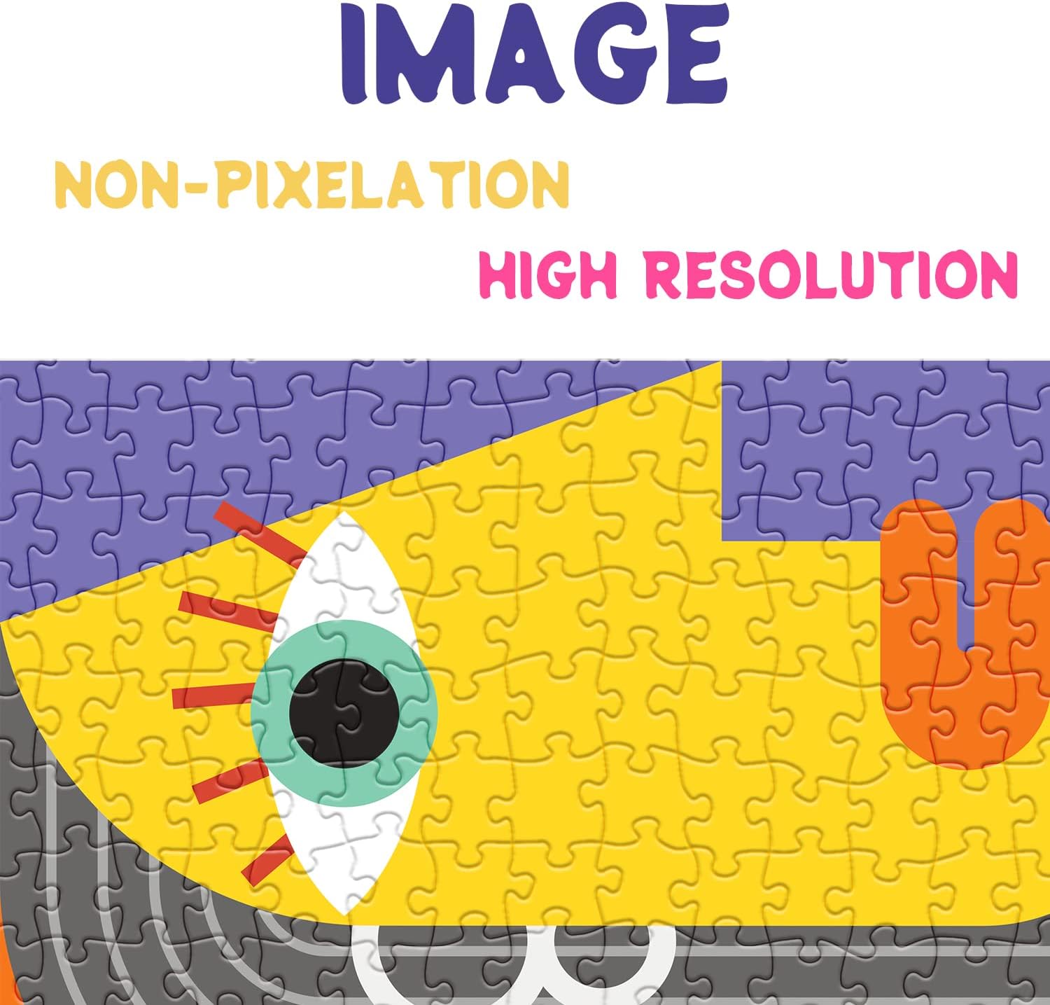 Pickforu® Colorful Modern Jigsaw Puzzle 1000 Piece