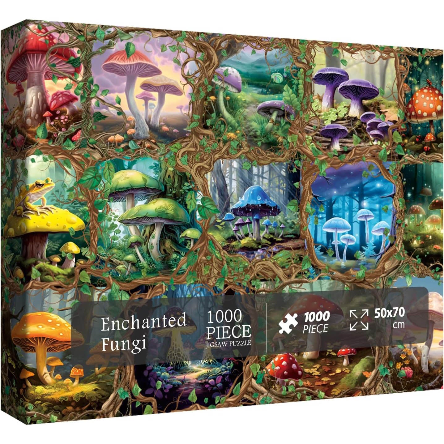 Colorful Mushroom Jigsaw Puzzle 1000 Pieces